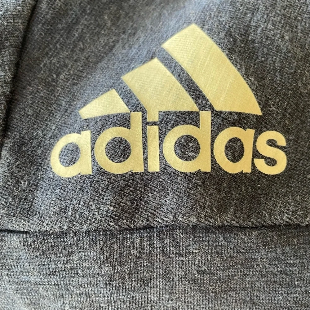Adidas Men’s Id Stadium Navy Full-Zip Hooded Sweatshirt. Sz S